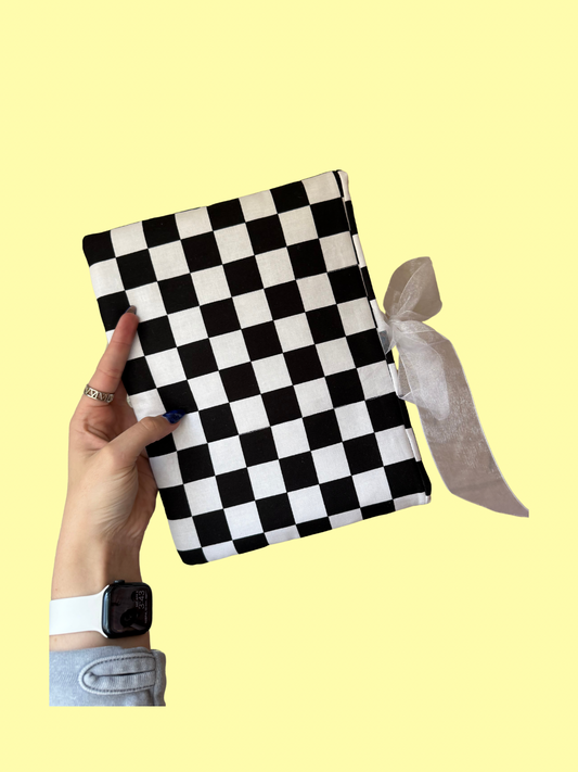 Checker Print Bible/Book Sleeve - Ideal for Book Lovers
