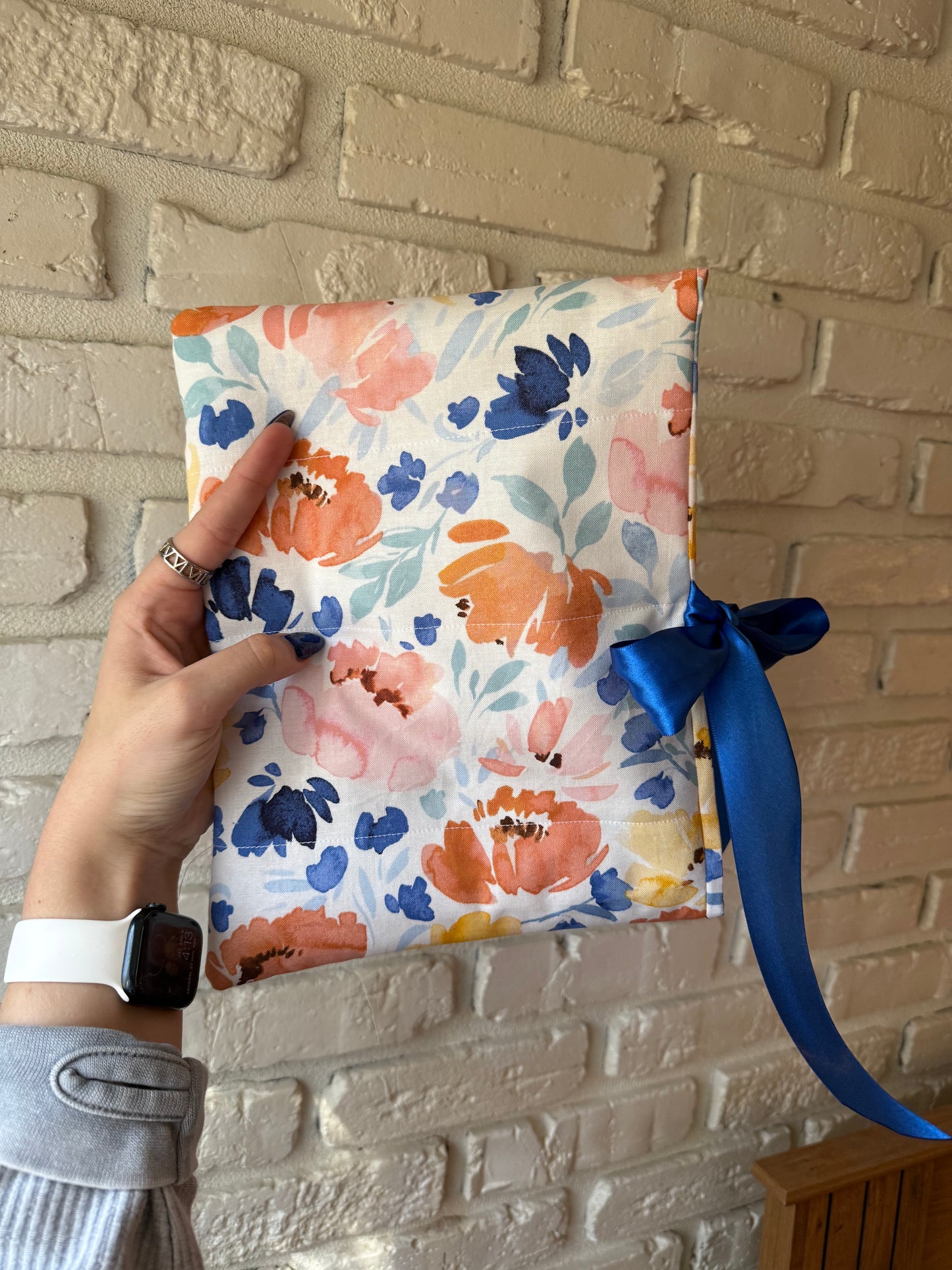 Bright Floral Print Bible/Book Sleeve - Ideal for Book Lovers